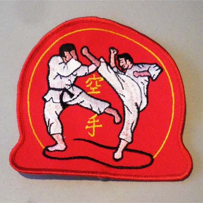 Aufnäher  Karate-Technik