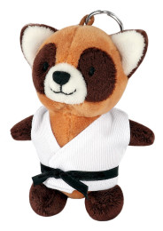 Schlüsselanhänger Budo-Stofftier Panda