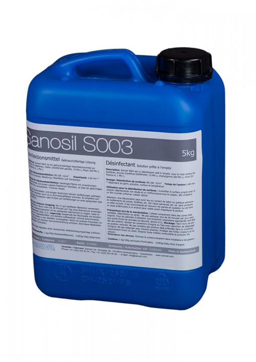 Matten-Desinfektionsmittel, Sanosil S003, 5 kg